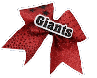 Sparkle Cheer Sticker by GiantsCheerleader