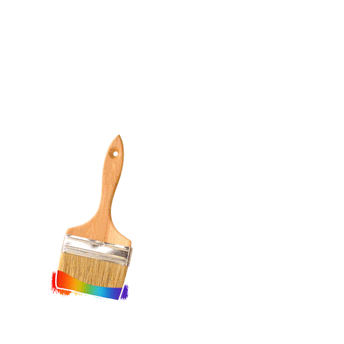 kcc_world giphyupload rainbow paint kcc Sticker