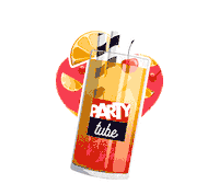 PartyTube party cheers cocktail vodka Sticker