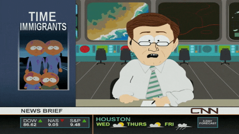talking news anchor GIF by South Park 