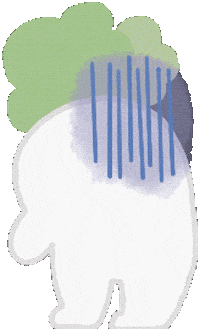 namacoroll giphyupload sad upset down Sticker