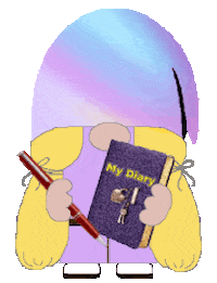 Dear Diary Gnome Sticker