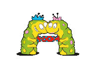 Official_colinthecaterpillar christmas colin mands colin the caterpillar Sticker