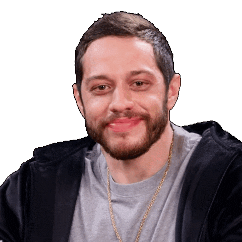 Pete Davidson Lol Sticker by First We Feast