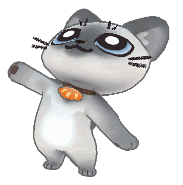 Cat Sticker by Kitten Cup Studio