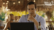 Laptop Online Dating GIF by Death In Paradise