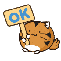 Cat Ok Sticker by Fuzzballs