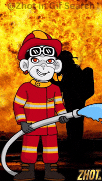 Fire Department Hero GIF by Zhot Shop