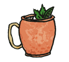 Happy Hour Cheers Sticker by By Sauts // Alex Sautter