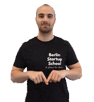 heart love Sticker by Berlin Startup School