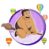 Happy Happyvibes Sticker by Chhota Bheem