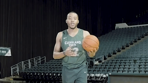 basketball vikings GIF by Cleveland State University