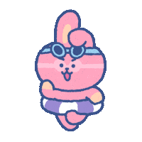 Summer Vacation Sticker by BT21