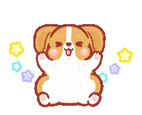 Happy Puppy Sticker