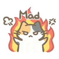 Mad Fire Sticker