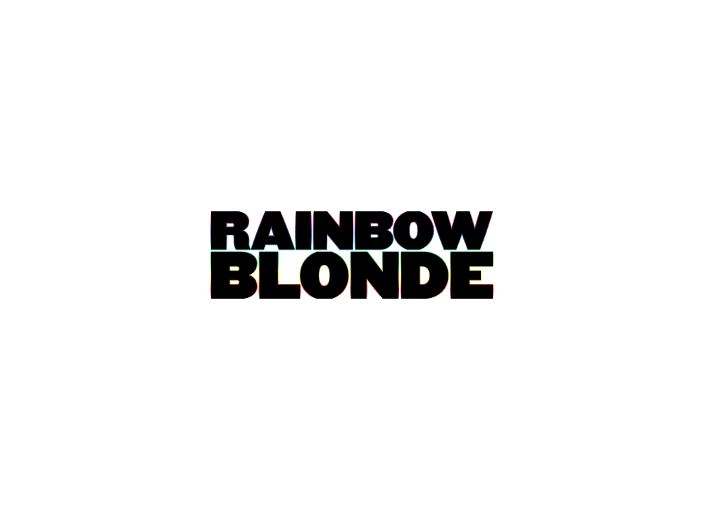 Record Label Sticker by Rainbow Blonde