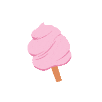 Cotton Candy Sticker by Erstwilder