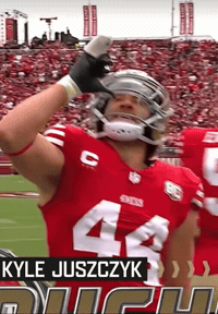 Celebrating Kyle Juszczyk GIF