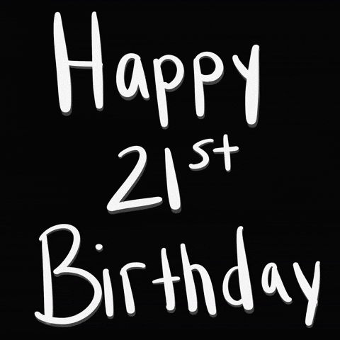 21St Birthday GIF