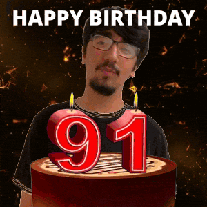 Happy 91St Birthday GIF