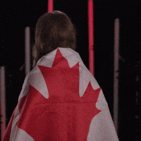 Canada Flag Diving GIF by Louisville Cardinals