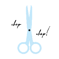 Chop Chop Hair Sticker by 176 Avenue