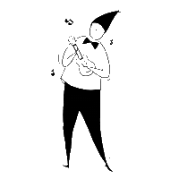 People Guitar Sticker