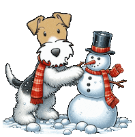 Snow Day Christmas Sticker