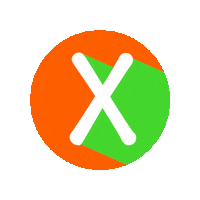 Orange Abc Sticker