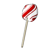 Polkapojkarna candy lollipop polka granna Sticker