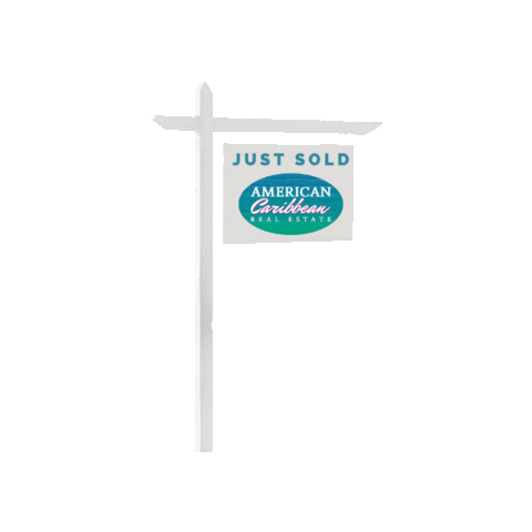 Americancaribbean real estate just sold luxury real estate acre Sticker