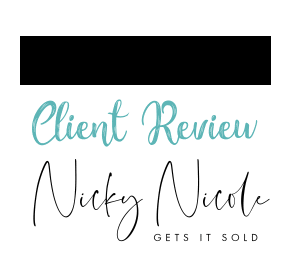 Real Estate Sticker by Nicky Nicole Gets It Sold