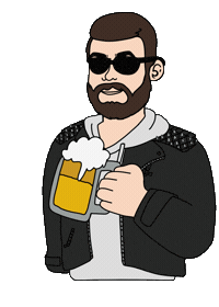 Party Beer Sticker