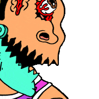 French Kiss Smoking Sticker by Partisan Records