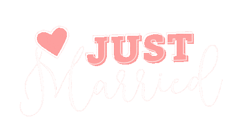 Just Married Love Sticker by Pops of Pretty