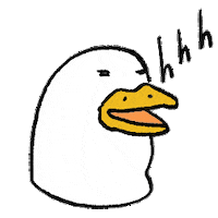 bird duck Sticker by Goose Tang