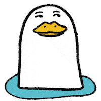 bird duck Sticker by Goose Tang