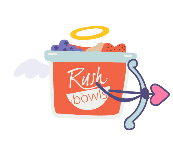 Valentines Day Bowl Sticker by RushBowls
