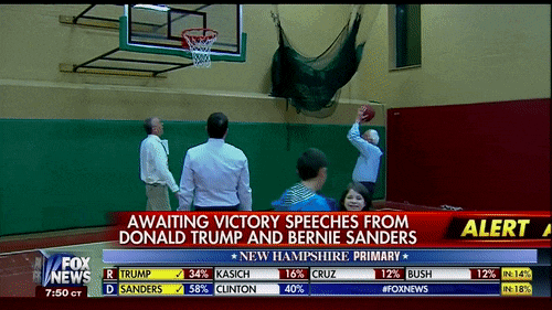 Bernie Sanders Basketball GIF