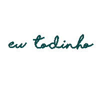 Eu Azul Sticker