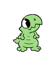 Sleepy Dinosaur Sticker