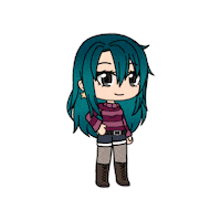 rosyclozy oc gacha rosy hailey Sticker