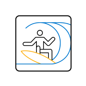 Summer Olympics Wave Sticker by SportsManias