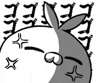 Line 怒る Sticker by クレイジー闇うさぎ
