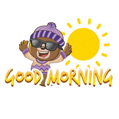 Good Morning Fun Sticker by Dabdoob
