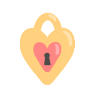 Sanvalentin Dorado Sticker