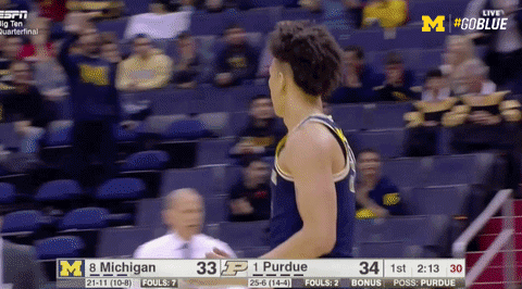 March Madness Dunk GIF by Michigan Athletics