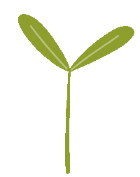 Vegan Plant Sticker by Moesha Kellaway