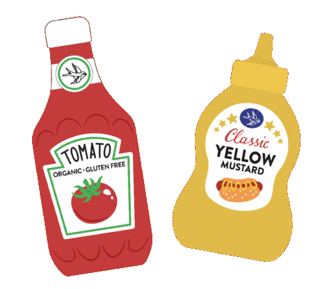 Tomato Sauce Ketchup Sticker by Erstwilder