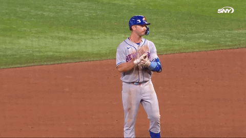 Flexing New York Mets GIF by SNY
